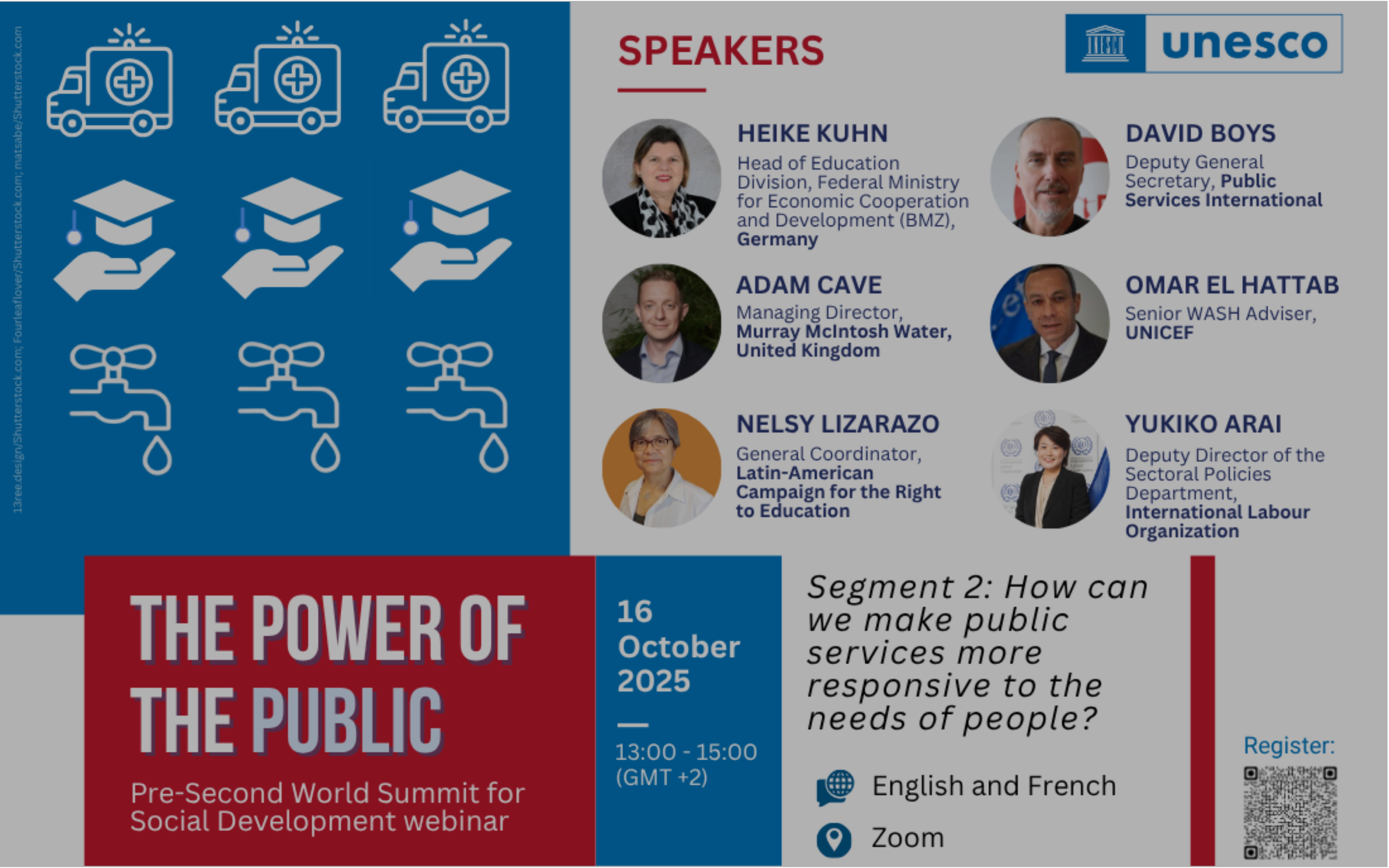 Photo for Adam Cave's Speech on Addressing the Workforce Crisis in Water and Sanitation: Insights from a UNESCO Webinar
