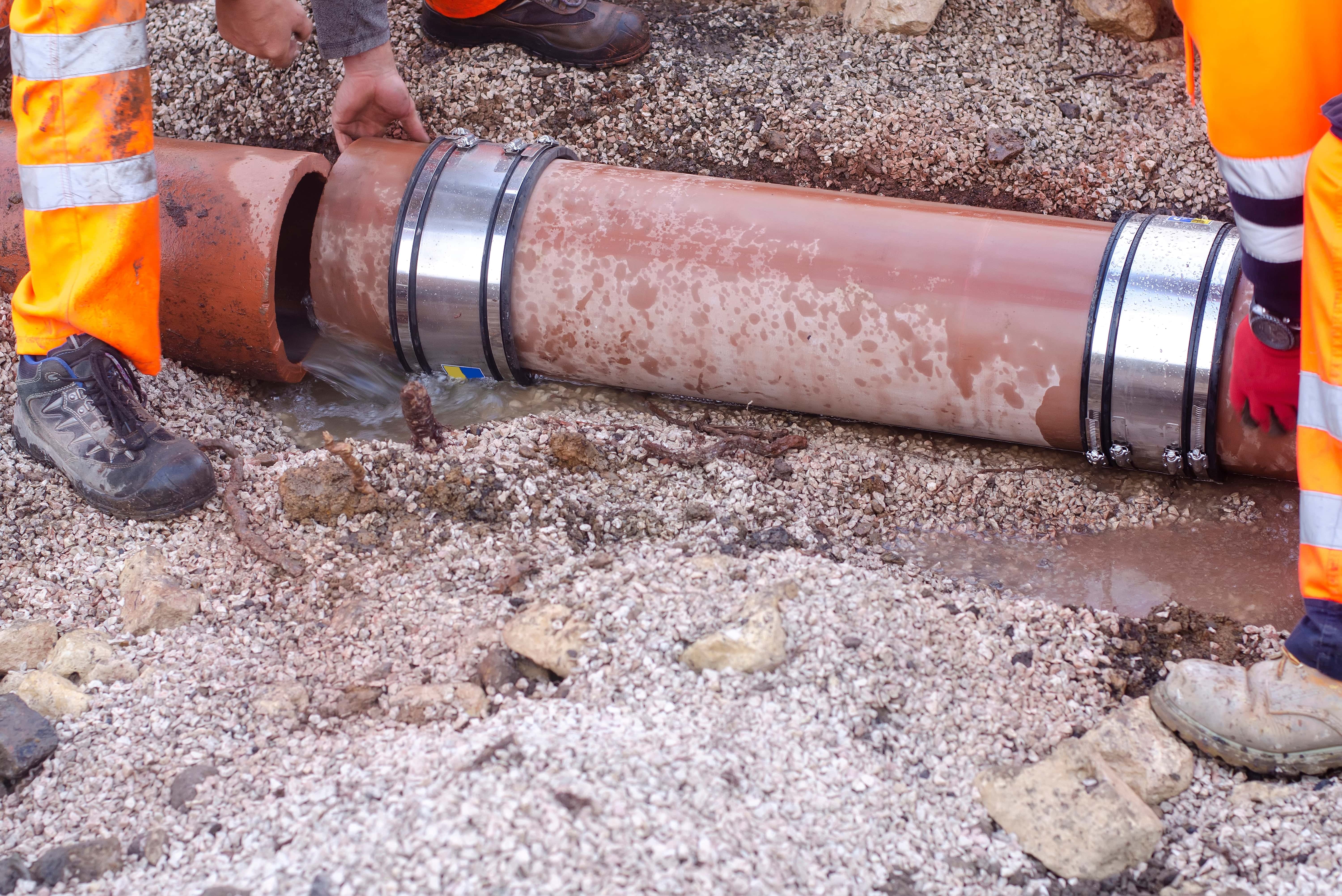 Broken pipe