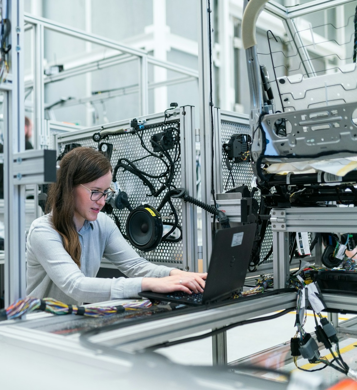 Woman electrical engineer