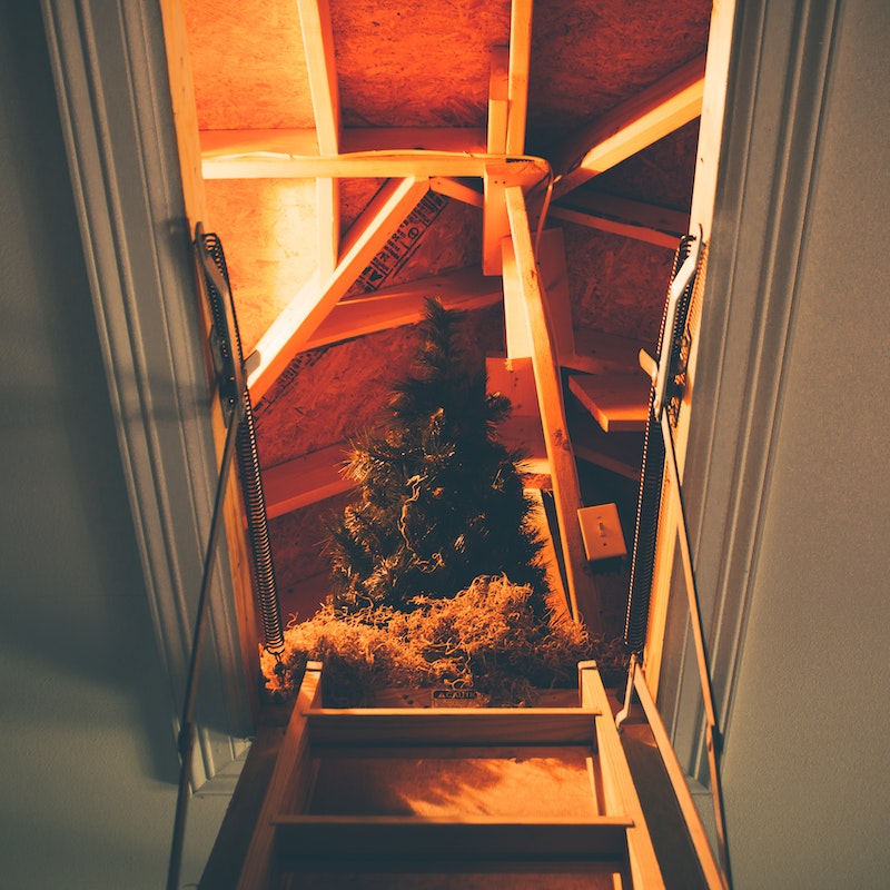 an attic