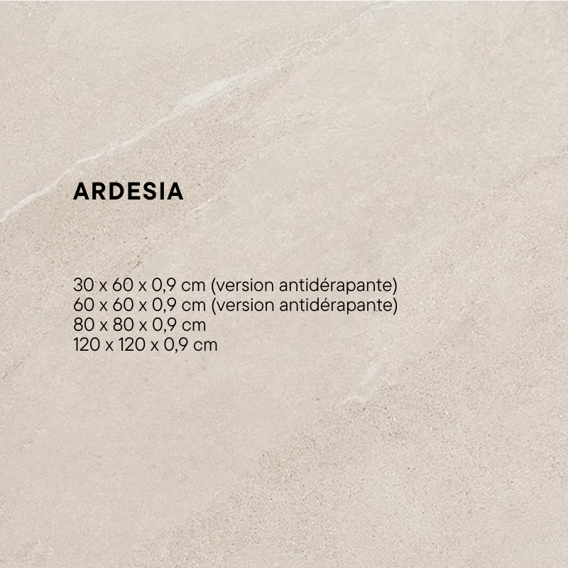 grès cérame Ardesia beige OMSTONE Caraïbes Martinique