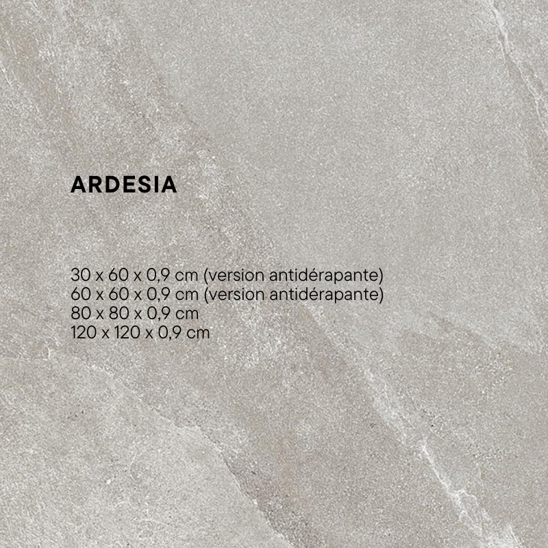 grès cérame Ardesia gris OMSTONE Caraïbes Martinique